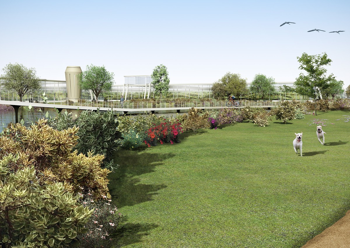 Greenhouse landscape park, an Except sustainability project